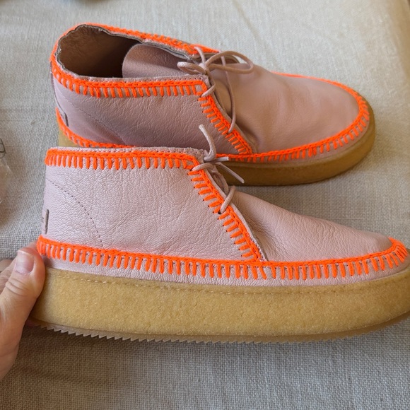Nordstrom Brand NWT Laidback London Crochet Shenje Rose & Orange super cute LOVE